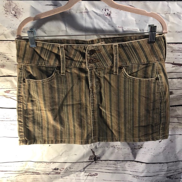 Vintage Pinstriped Skirt - Picture 1 of 2